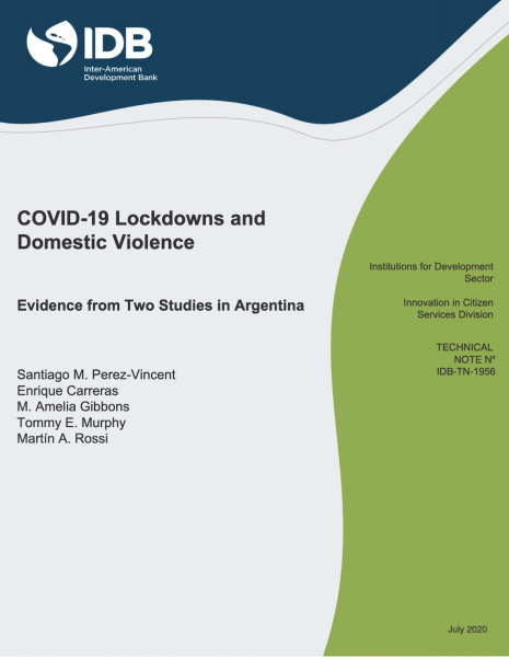 COVID-19 Lockdowns and Domestic Violence: Evidence from Two Studies in Argentina