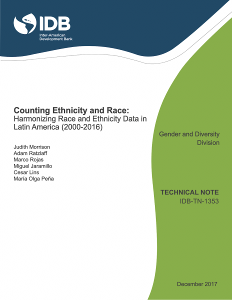 Counting Ethnicity and Race: Harmonizing Race and Ethnicity Data in Latin America (2000-2016)