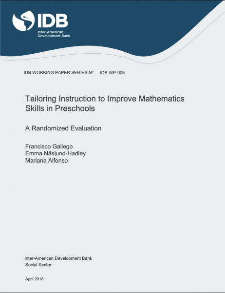 Tailoring Instruction to Improve Mathematics Skills in Preschools: A Randomized Evaluation
